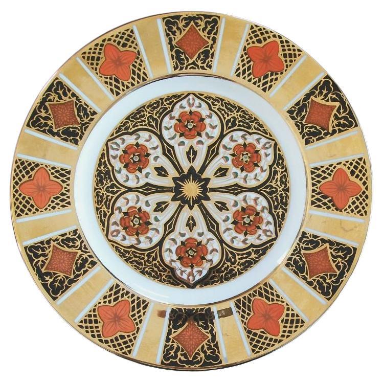 BURTONDALE POTTERY - Imari Pattern Bone China Dinner Plate - U.K. - 20th Century