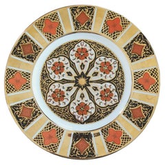 Vintage BURTONDALE POTTERY - Imari Pattern Bone China Dinner Plate - U.K. - 20th Century