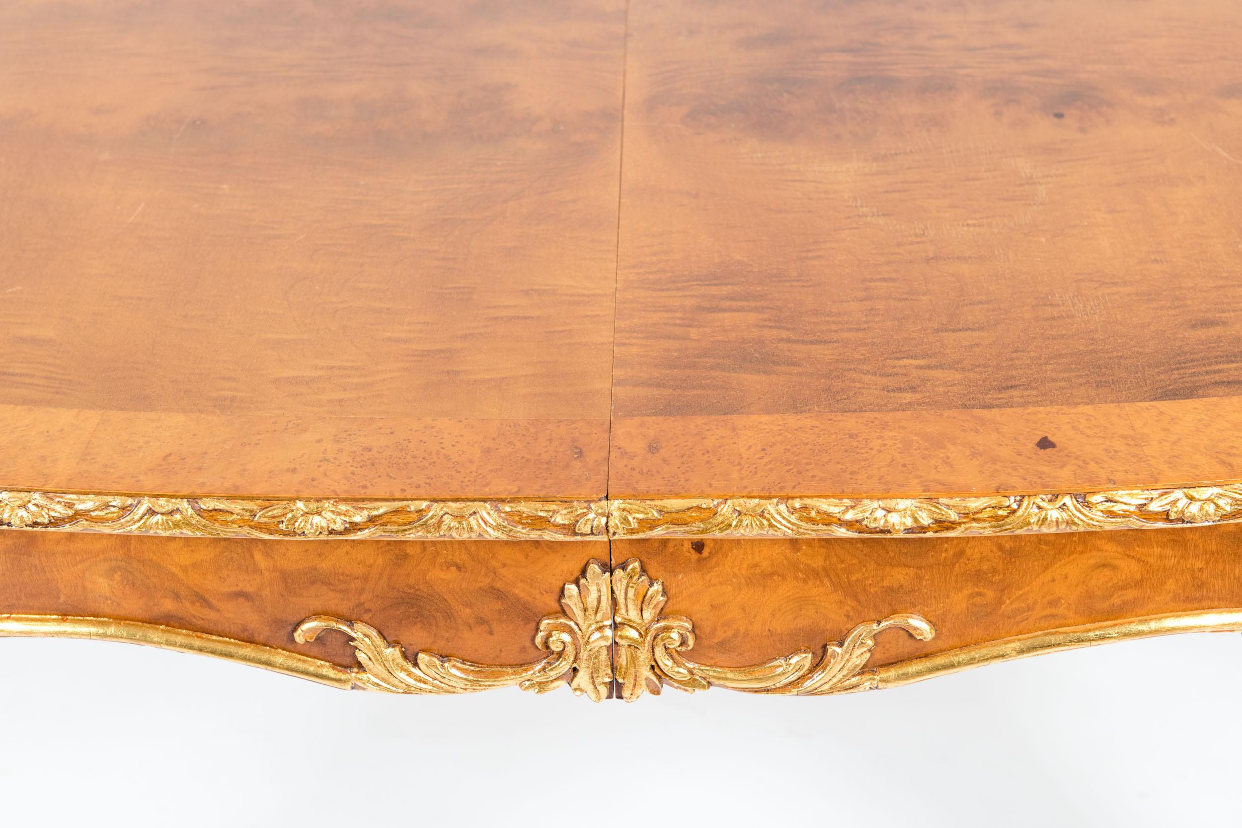Burwood Dining Table with Gilt Design Details  5