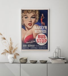 Bus Stop 1956 UK Double Crown Film Poster, Tom Chantrell