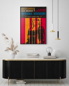 'Bus Stop' Polish Film Poster, Rapnicki, 1967