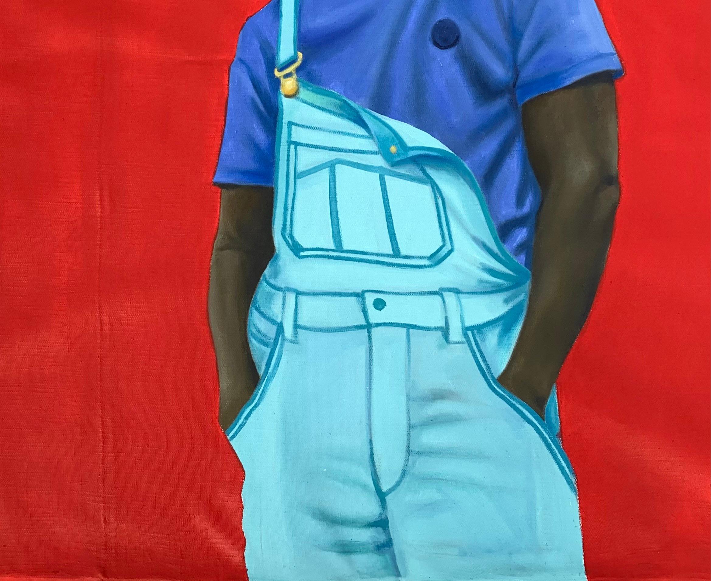 Nada es Imposible - Siglo XXI, Contemporáneo, Figurativo, Retrato, África - Painting Fotorrealista de Busari Adewale