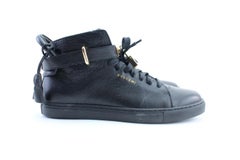 Buscemi Black 100mm High-top Padlock 22mr0212 Sneakers