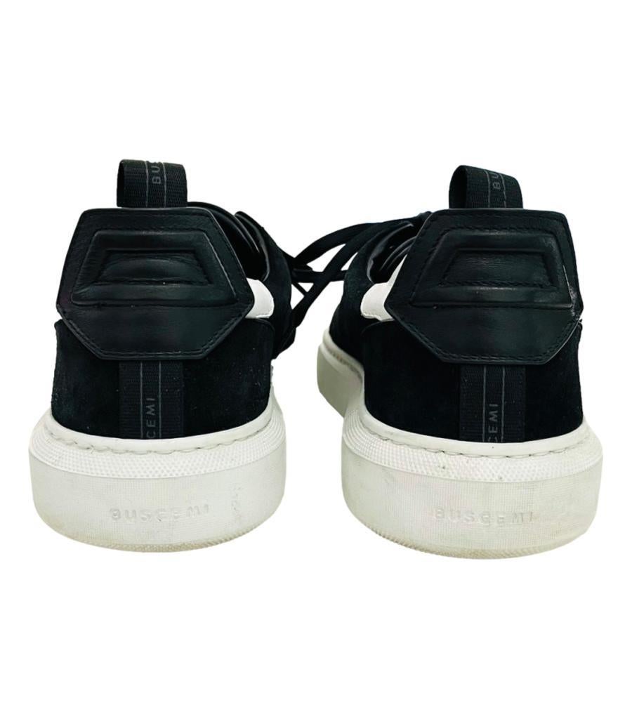 Men's Buscemi Leather & Suede Sneakers For Sale