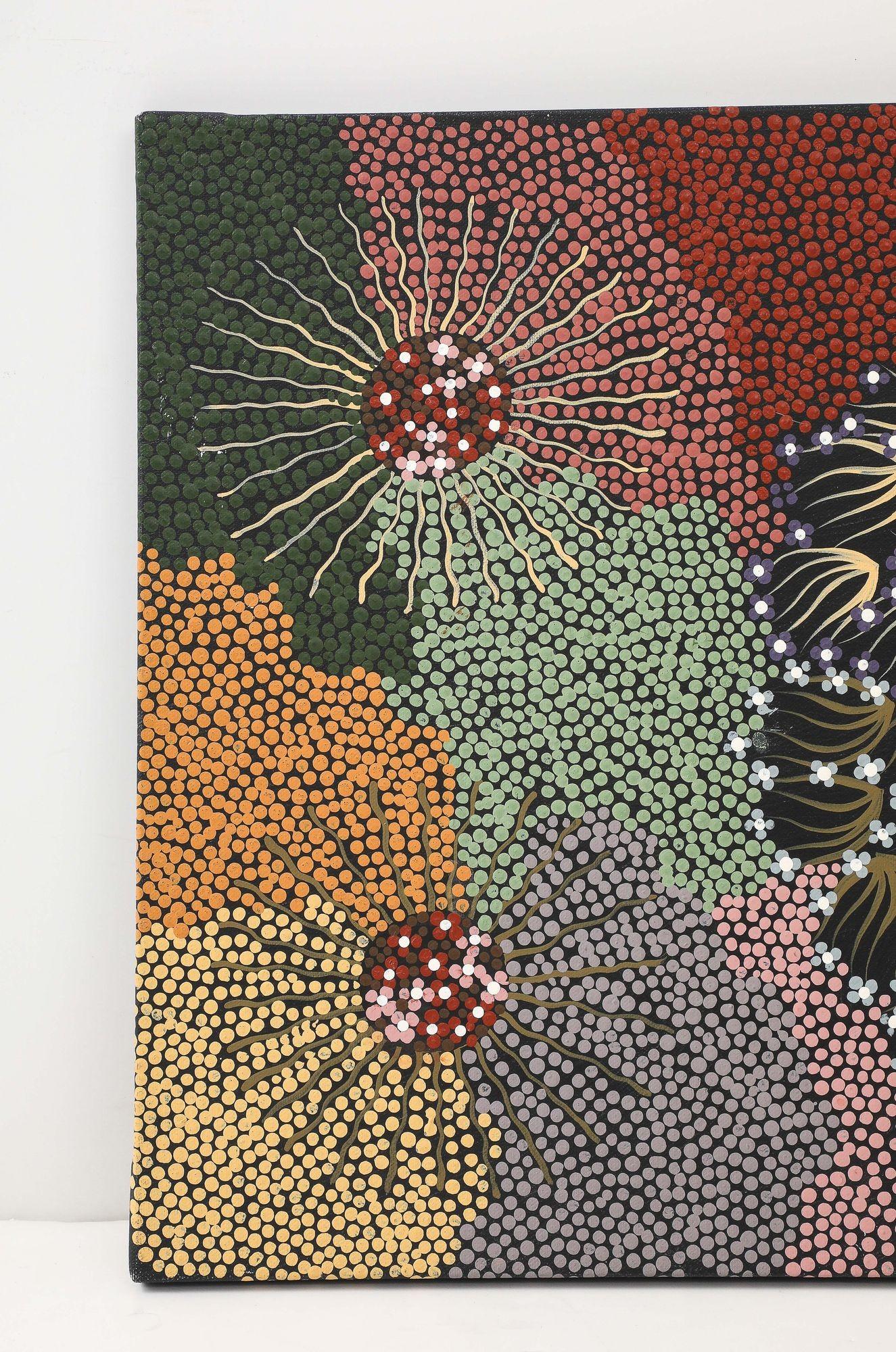 Tribal Bush Myths by Eunice Painting on Canvas. For Sale