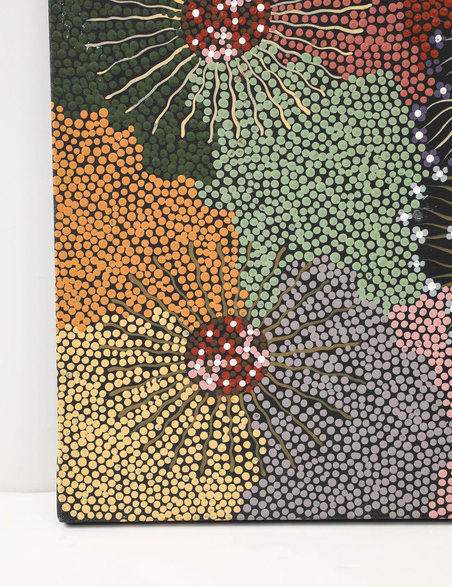 Bush Myths by Eunice Painting on Canvas. In Good Condition For Sale In New York, NY