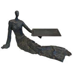 Vintage Business Card Holder Sculpture