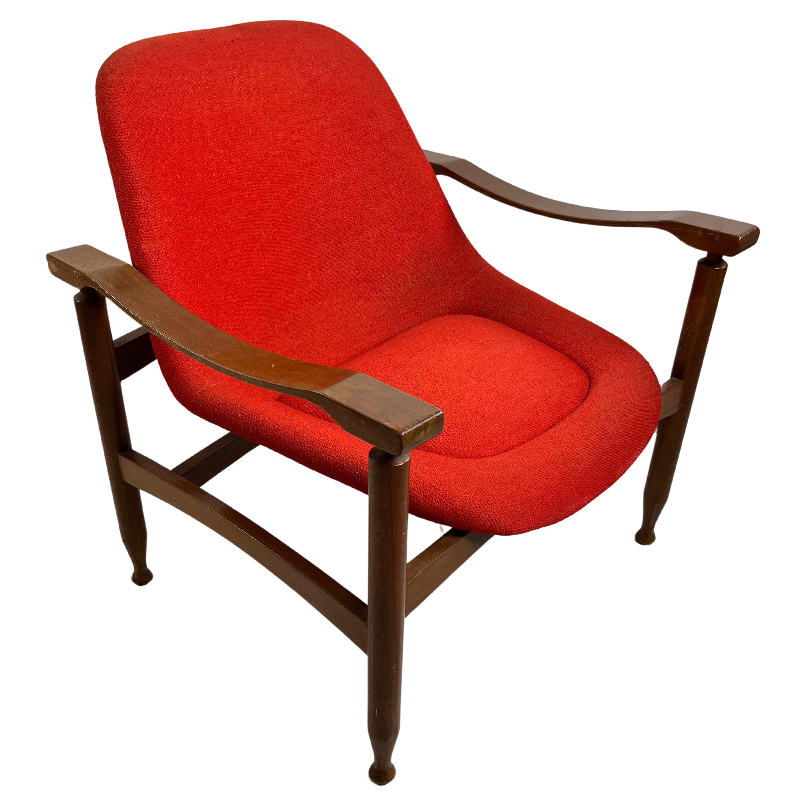 Fauteuil Busnelli Design italien du milieu du siècle 1950 en vente