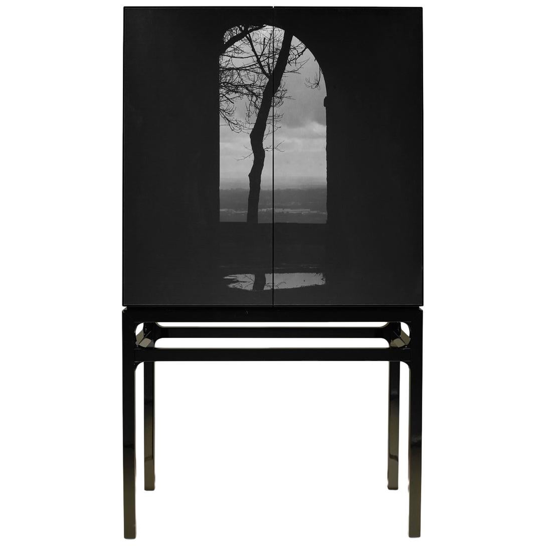 Bussaco Contemporary and Customizable Cabinet Choose Your Own Photo For Sale
