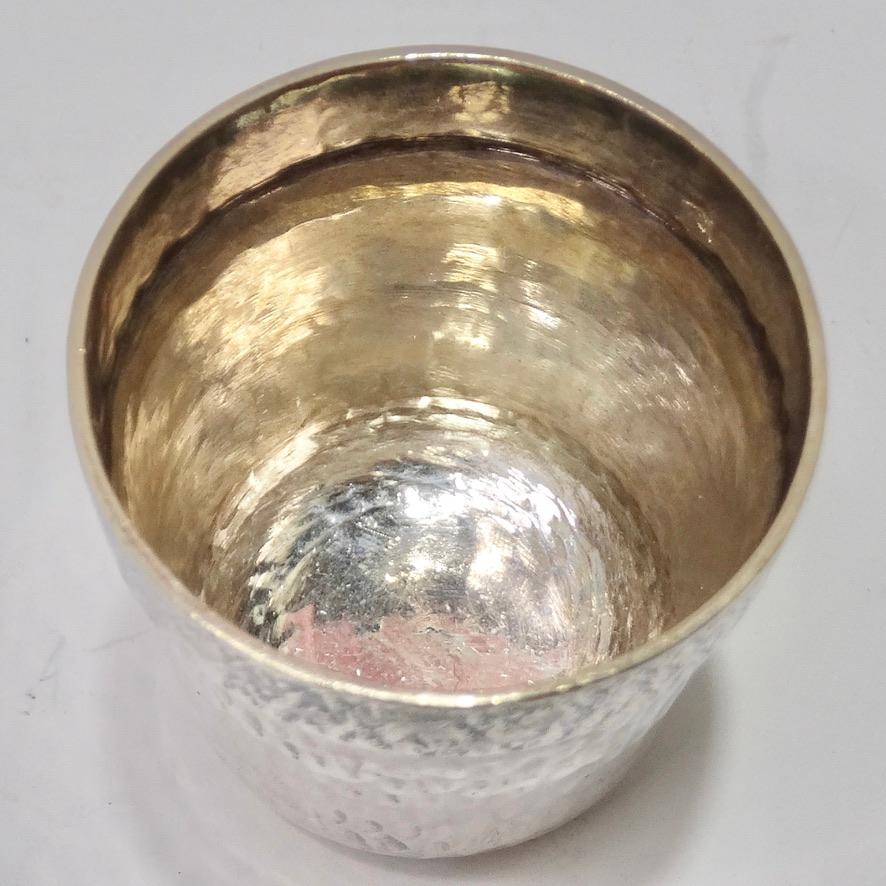 Buccellati 1970s Sterling Silver Shot Glass In Good Condition For Sale In Scottsdale, AZ