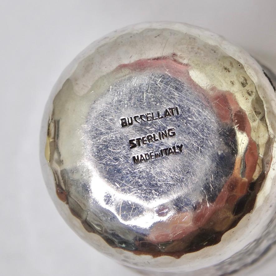 Buccellati 1970s Sterling Silver Shot Glass For Sale 2
