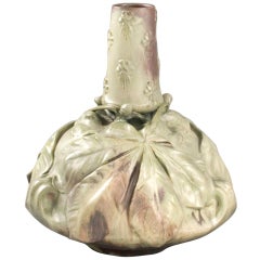 Bussière French Art Nouveau Ceramic Vase