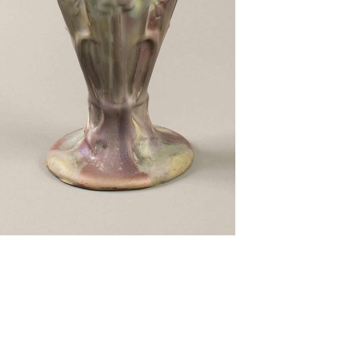 20th Century Bussière French Art Nouveau “Ombellifère” Ceramic Vase