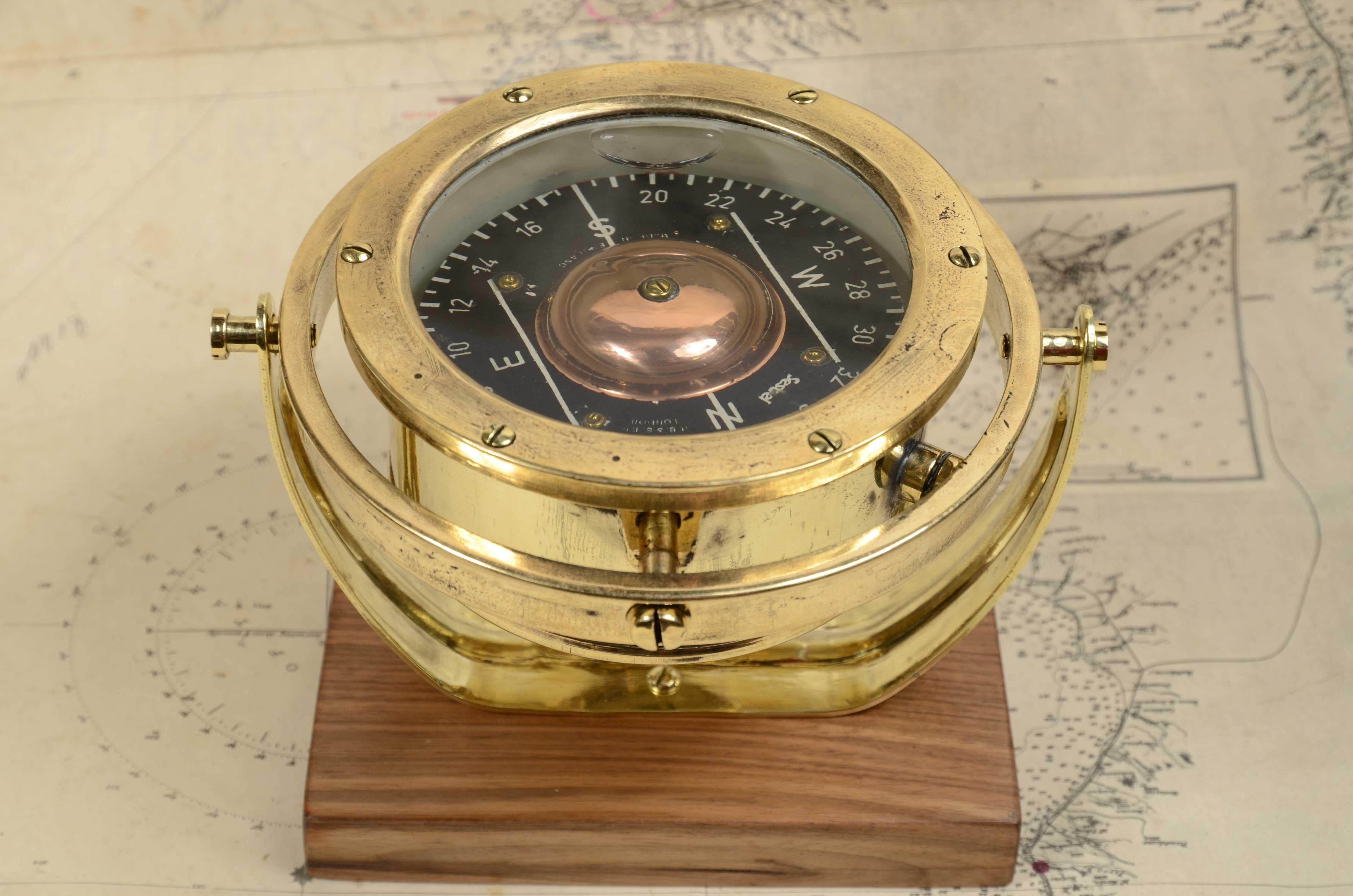 Henry Browne & Son Aeronautischer Kompass  1930er Sestrel C8928 im Angebot 5