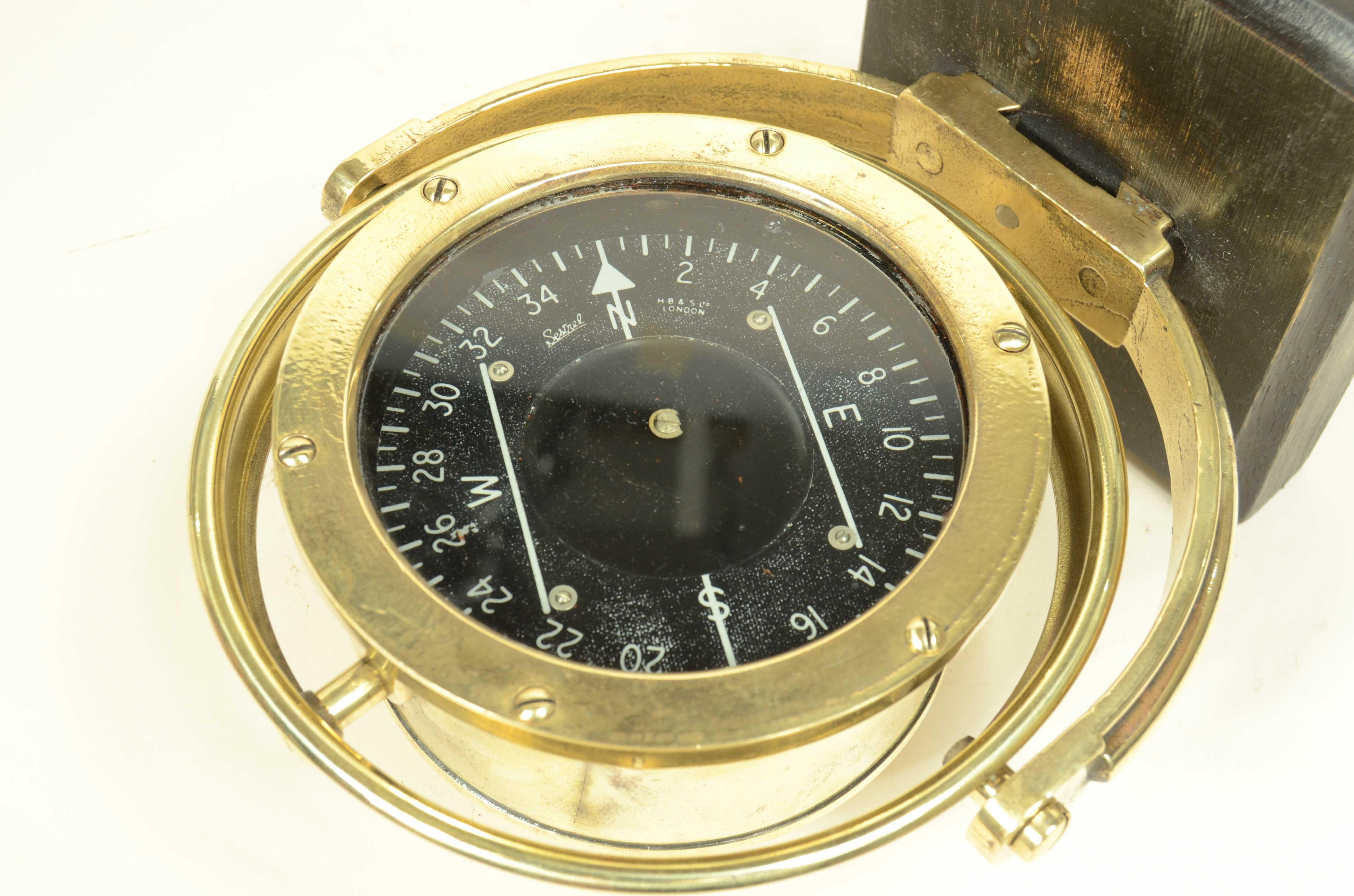 Bussola aeronautica firmata Sestrel  H B & S London made in England anni trenta in vendita 7