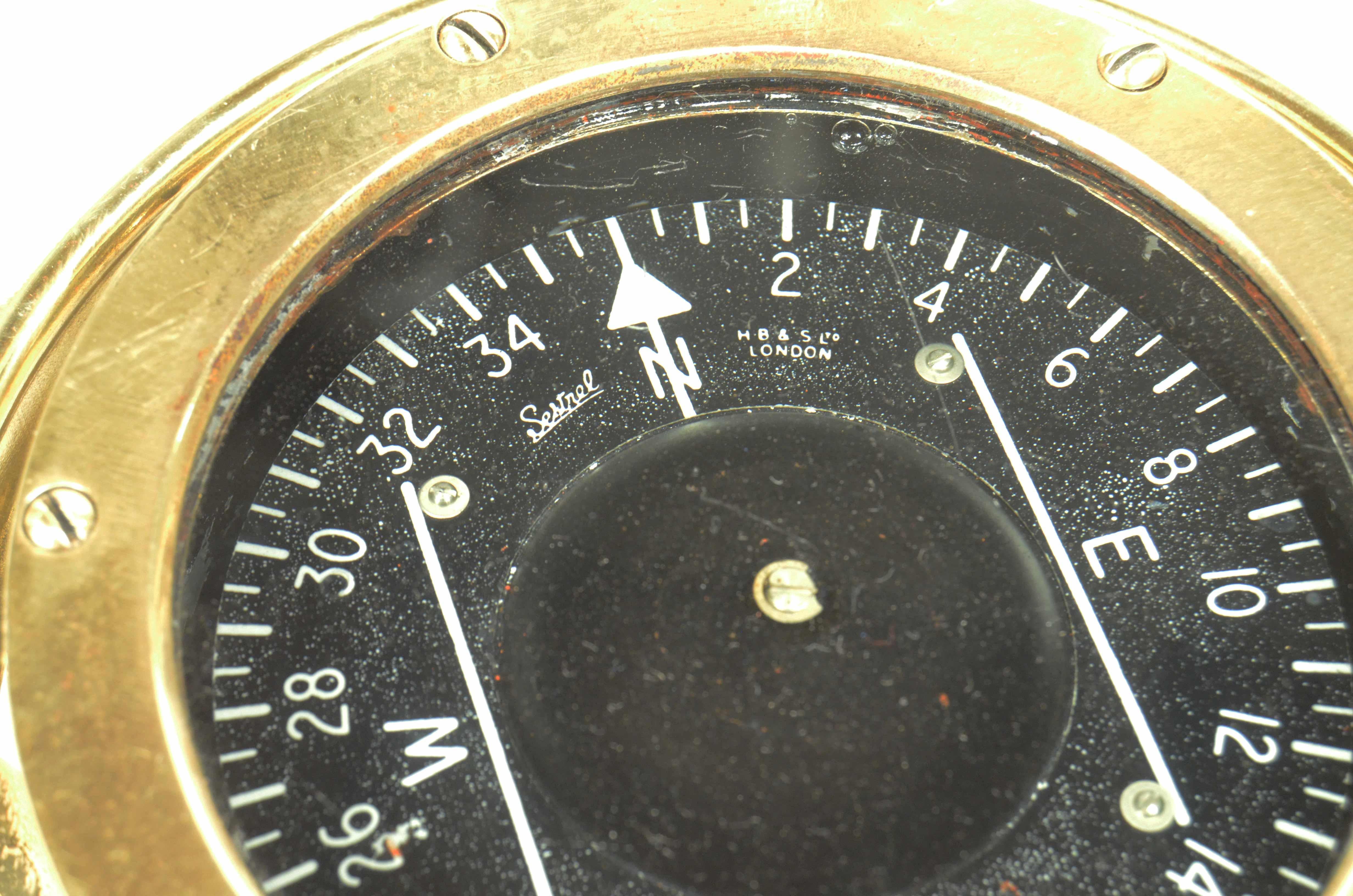 Bussola aeronautica firmata Sestrel  H B & S London made in England anni trenta In condizioni buone in vendita a Milan, IT
