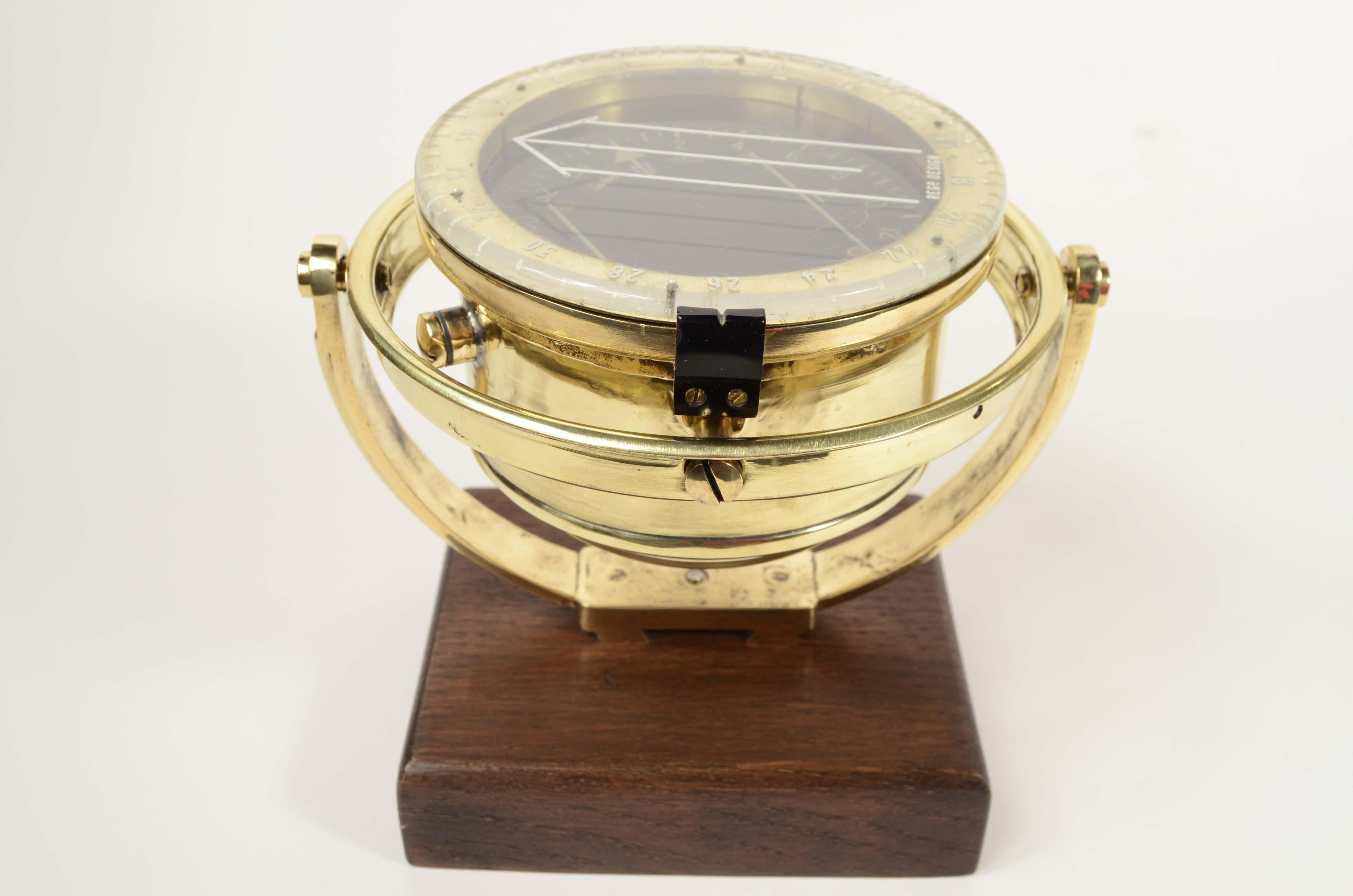 Compas aéronautique de Sestrel  H B & S London fabriqué en Angleterre dans les années 1930 Bon état - En vente à Milan, IT