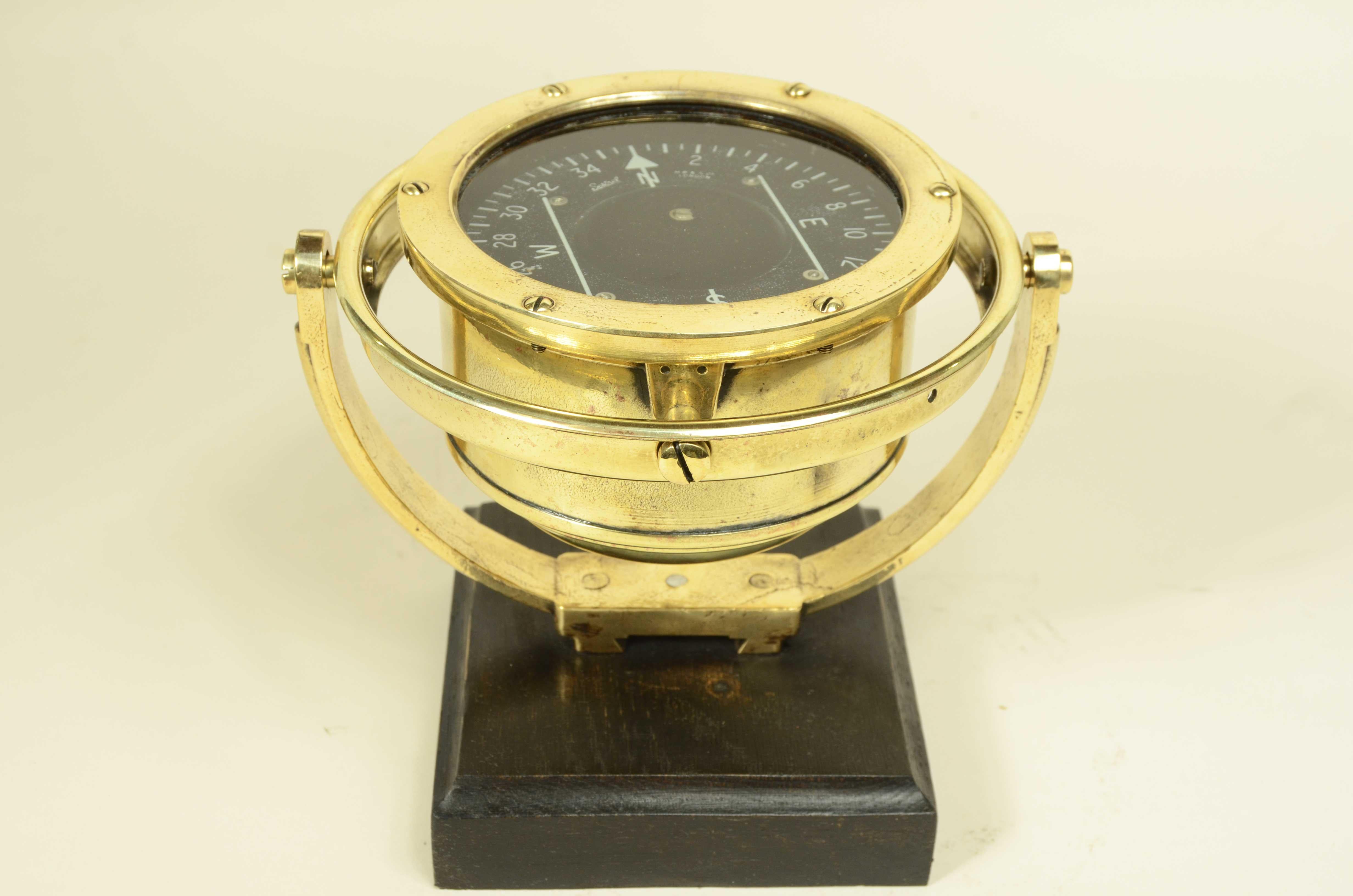 Bussola aeronautica firmata Sestrel  H B & S London made in England anni trenta in vendita 3