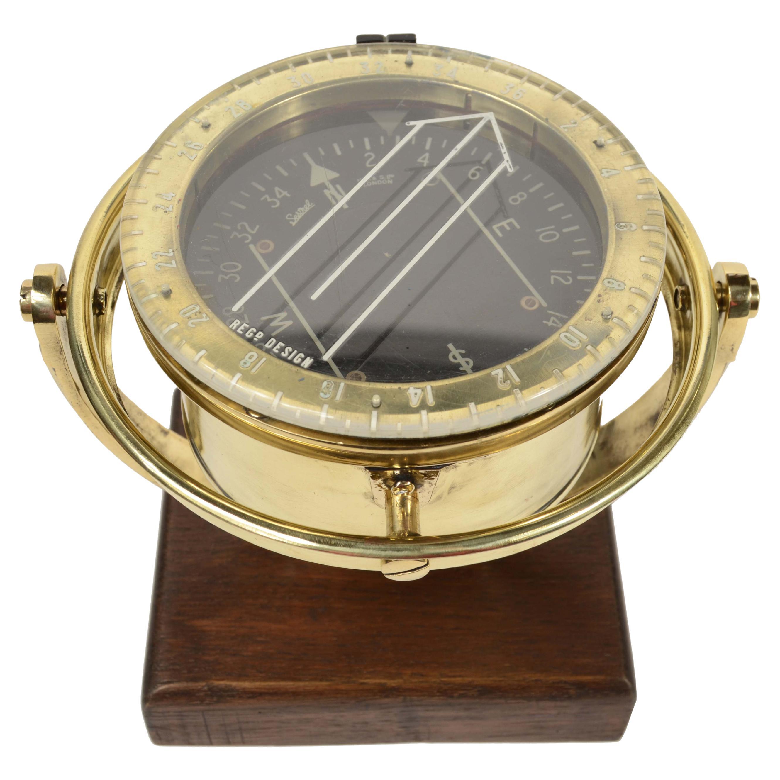 Compas aéronautique de Sestrel H B
S London fabriqué en Angleterre dans les années 1930