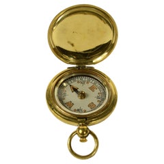 Britischer Taschenkompass eines Offiziers der Luftwaffe aus dem Ersten Weltkrieg