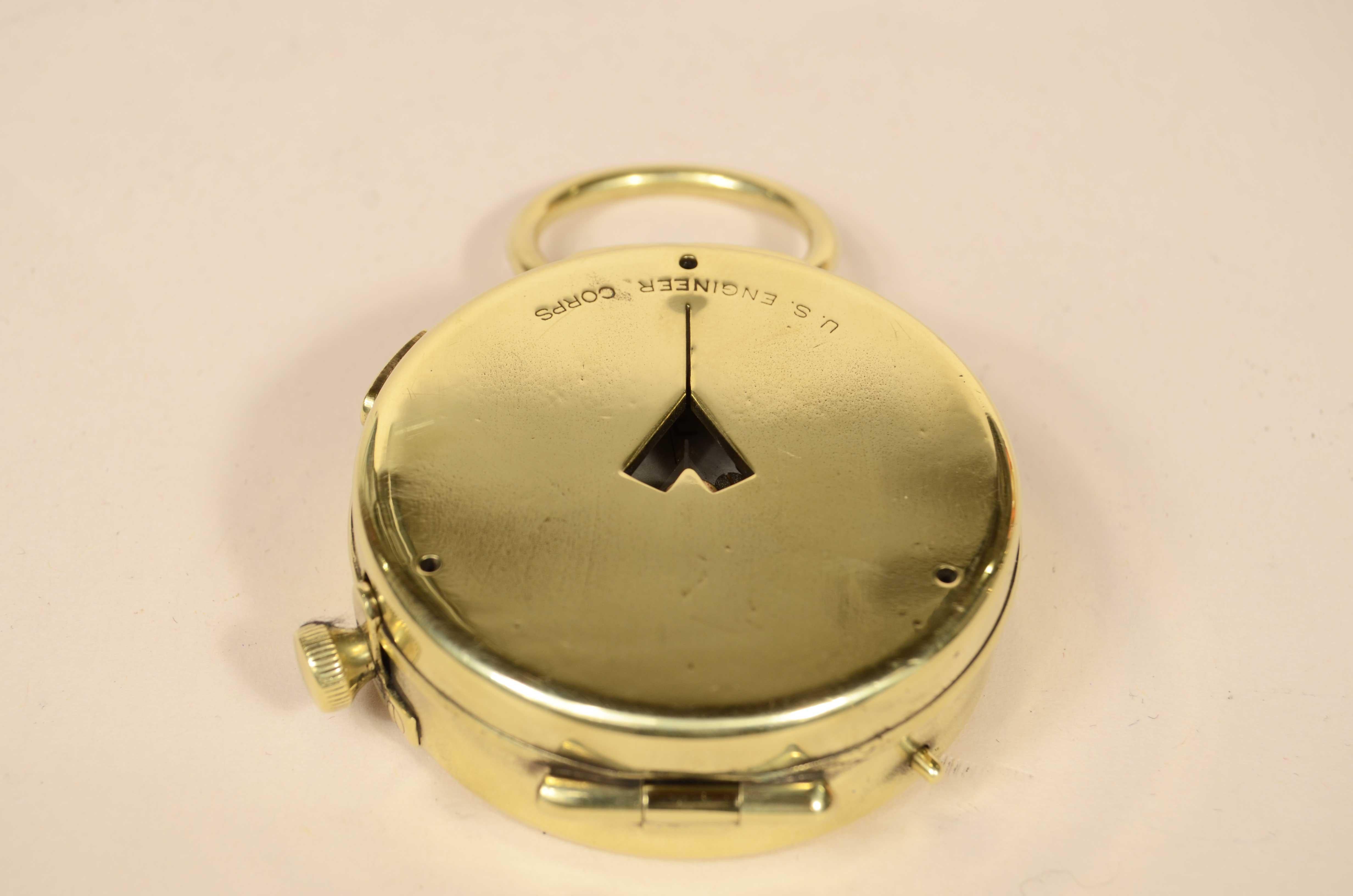 Boussole magnétique Gruchon & Emons Paris 1918 pour U.S  Corps du génie en vente 5