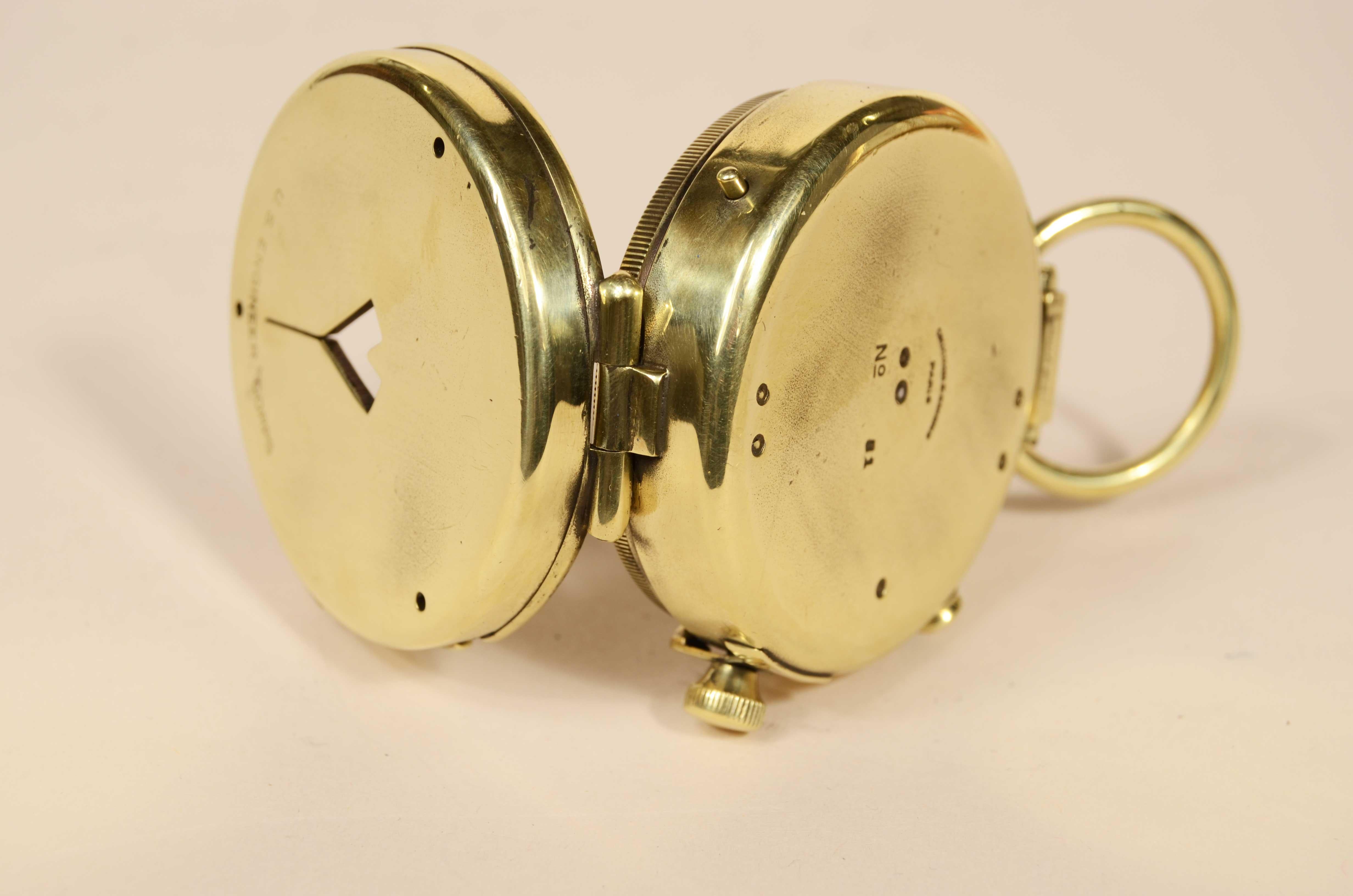 Boussole magnétique Gruchon & Emons Paris 1918 pour U.S  Corps du génie en vente 3