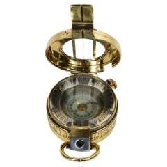 Vintage Prismatic compass  by detection signed T.G. Co Ltd London no. B 21681 1940 MK
