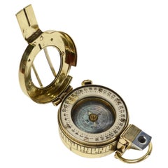 Prismatic surveying compass signed T.G. Co Ltd London no. B267870 1944  MK