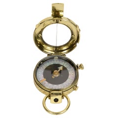 Brass prismatic surveying compass  F-L ( French Limited) of 1917-