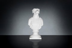 Bust Argo, White, in Ceramic, Italy