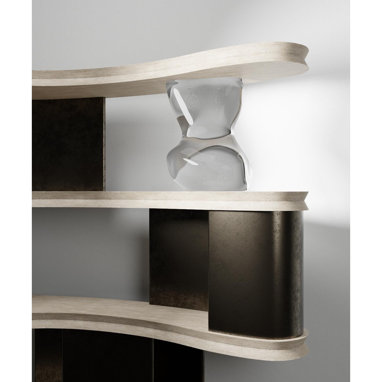 Post-Modern Bust Free Standing Shelving Unit by Three One Four Studio For Sale
