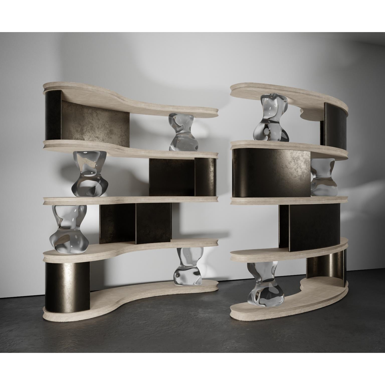 Bust Free Standing Shelving Unit by Three One Four Studio In New Condition For Sale In Geneve, CH