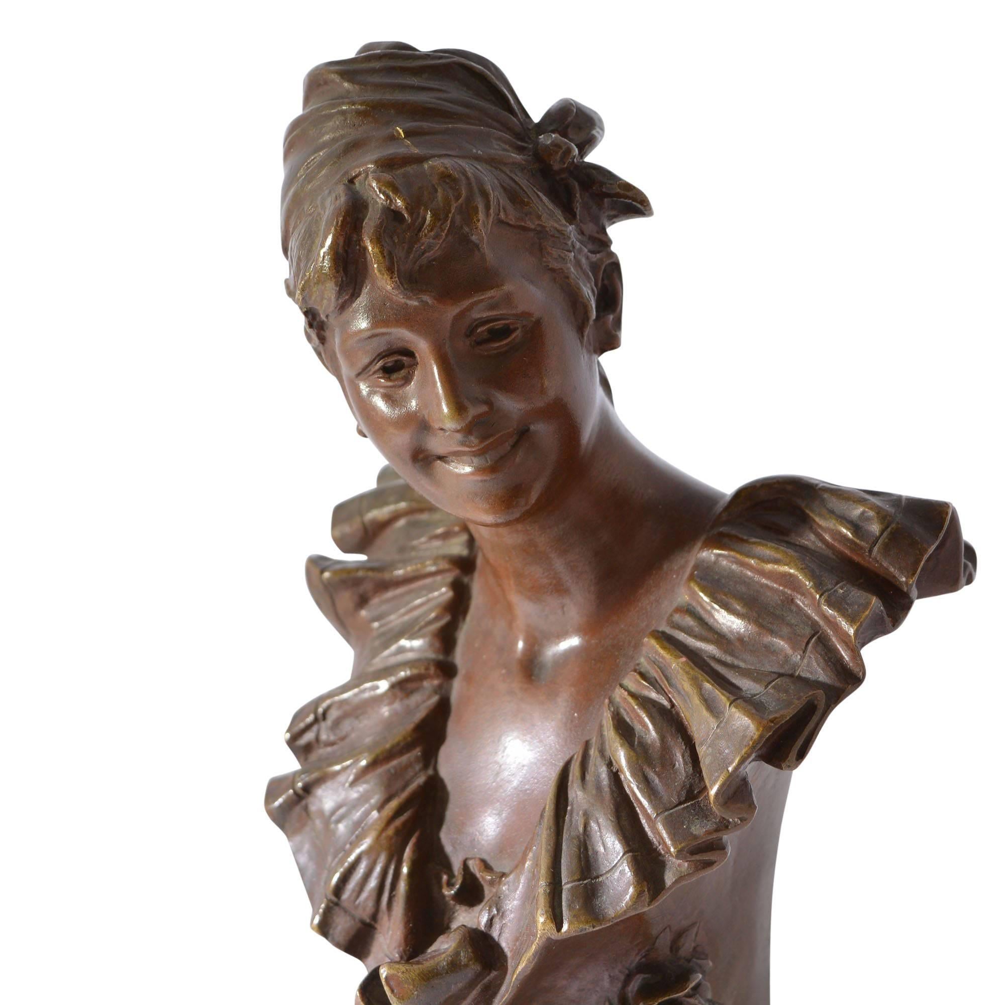 Belgian Bust from Model Pierrette by George Van der Straeten