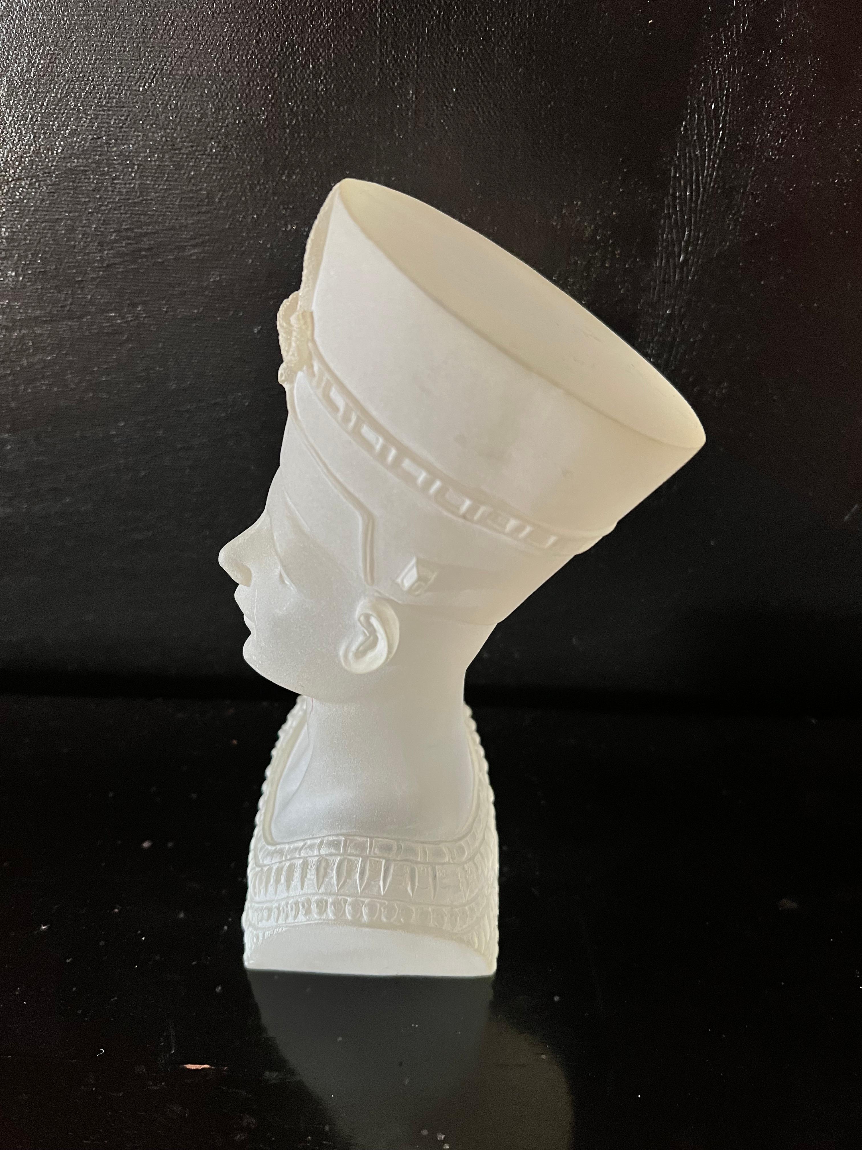 Resin Bust Head of Nefertiti For Sale