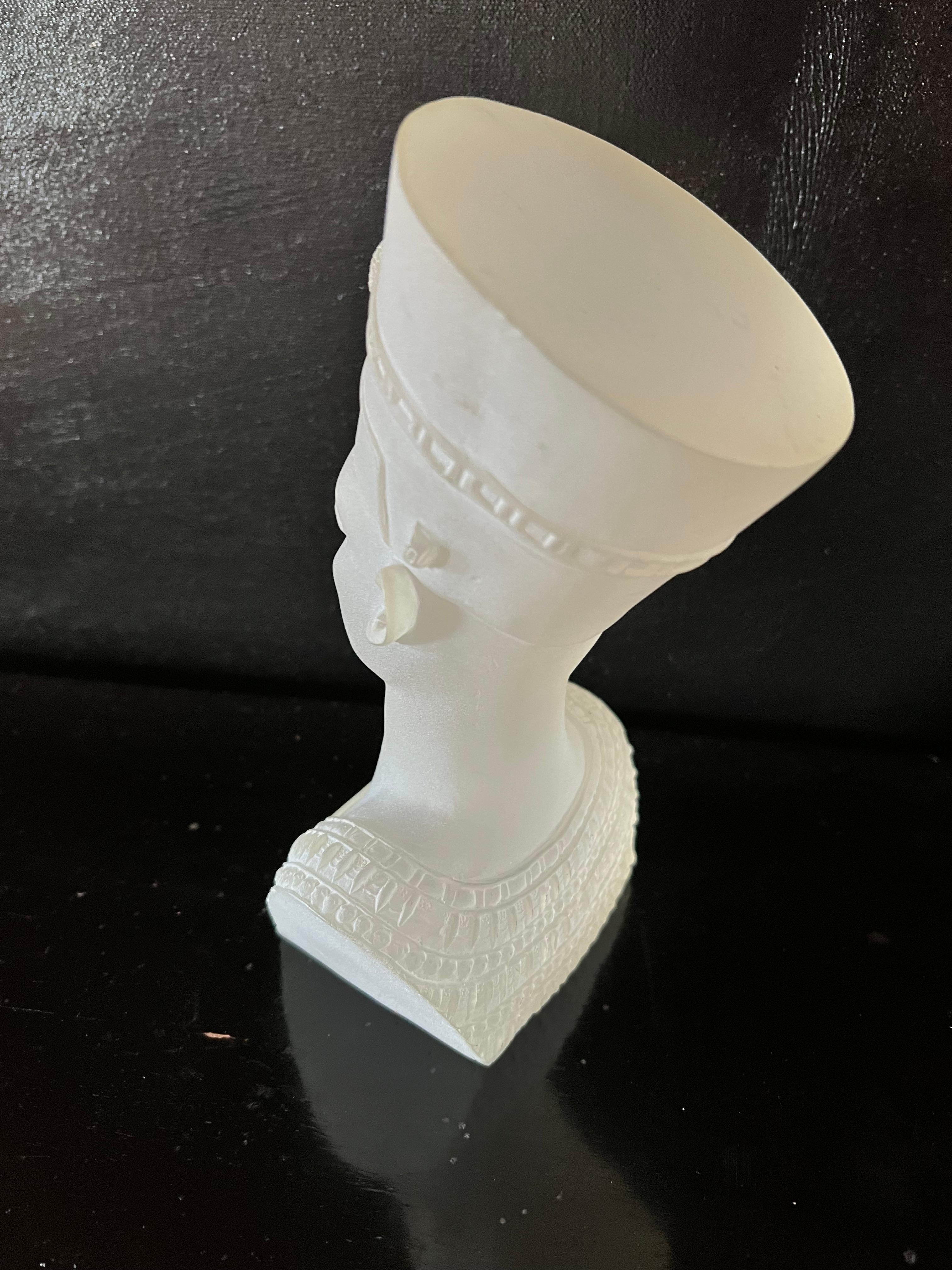 Resin Bust Head of Nefertiti For Sale