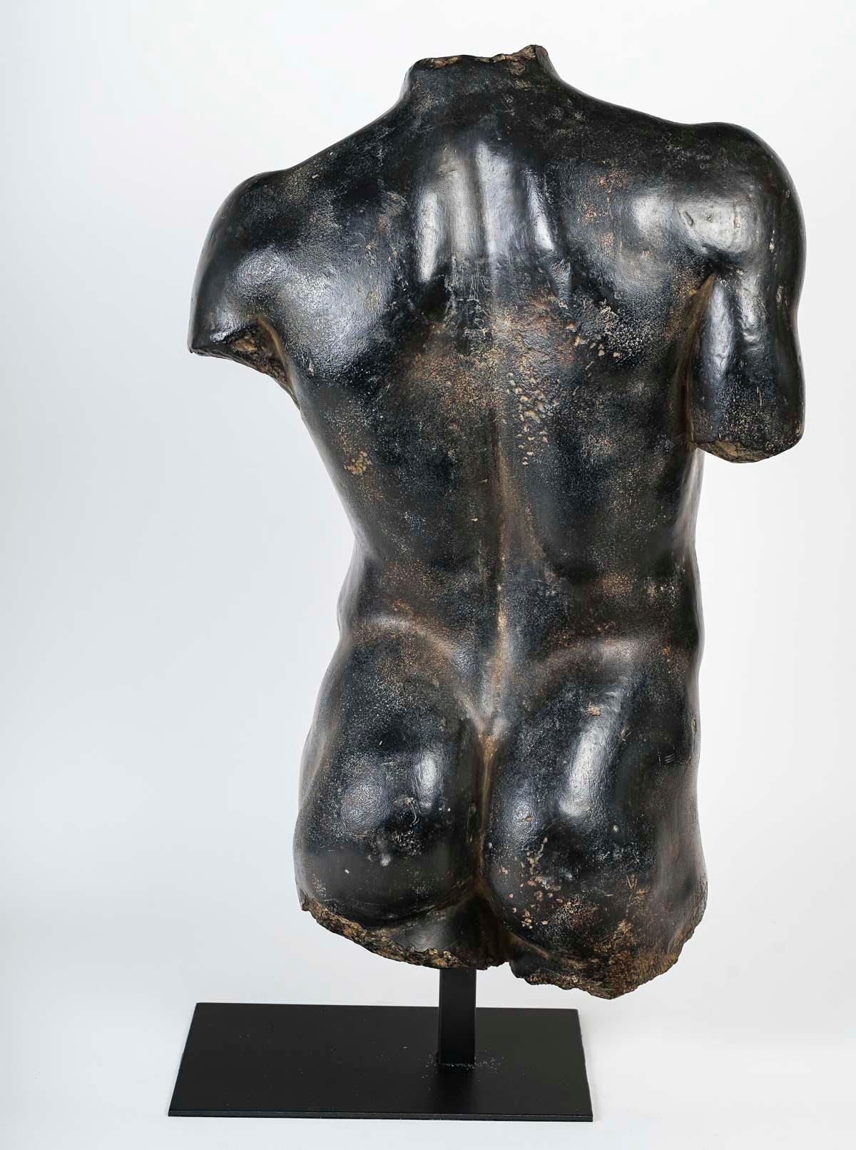 Composition Bust in the Taste of Antiquity, 20th Century. For Sale