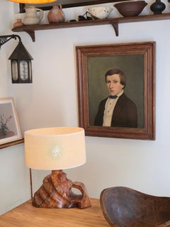 Portrait en buste d'un jeune homme, école française (1852), monogrammé V.I.I.