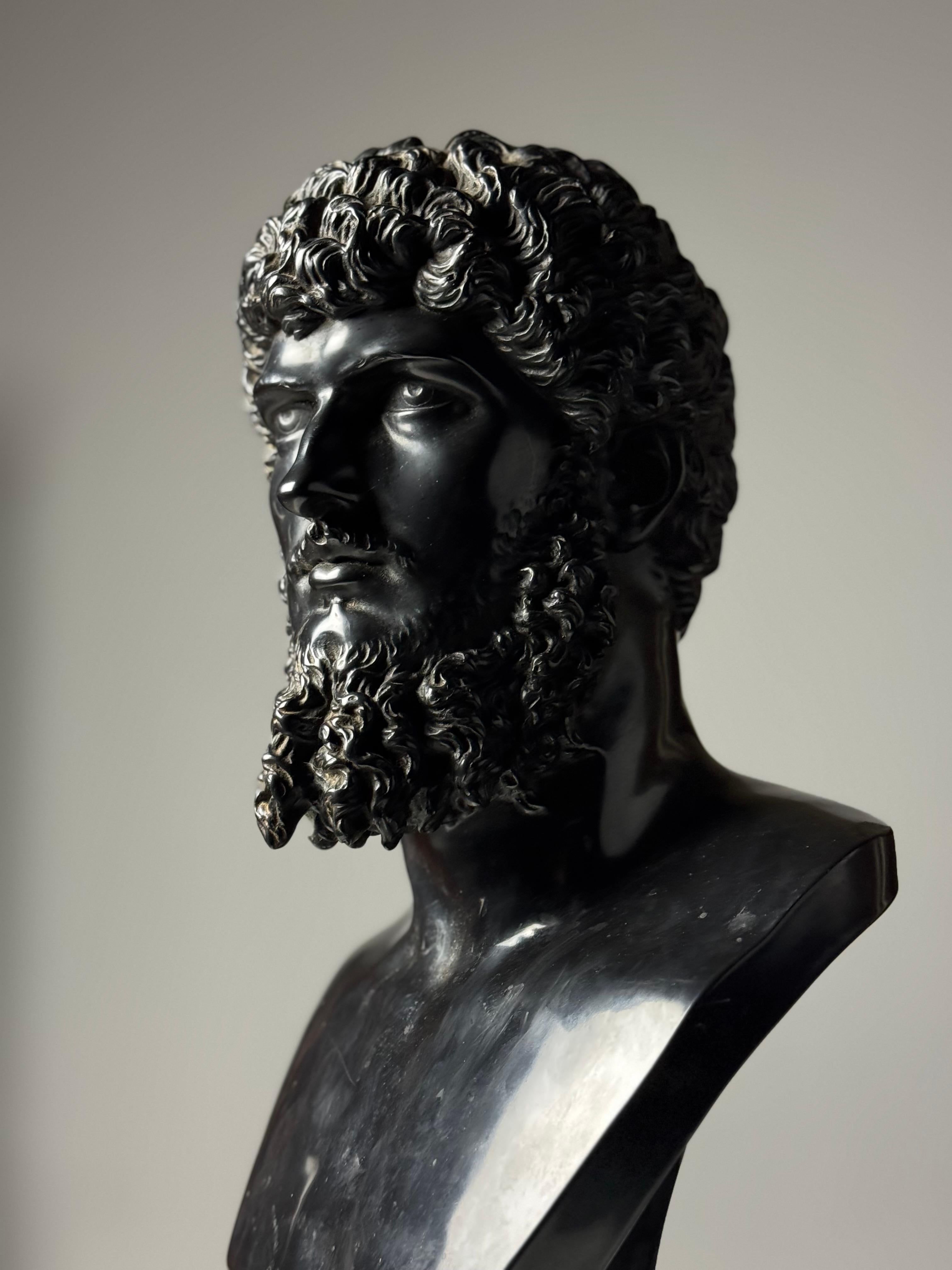 Busto Lucio Vero nero in vendita 8