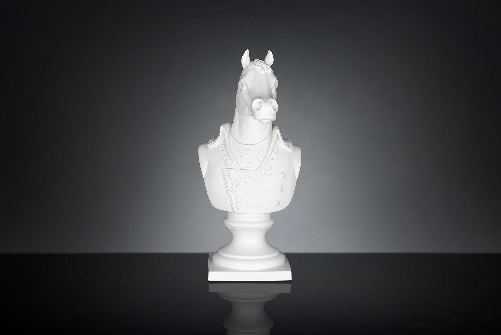 Moderne Bust Marengo, noir, en céramique, Italie en vente