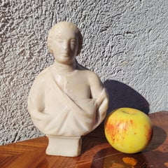 Büste eines Gentleman aus Marmor, 17./18. Jahrhundert