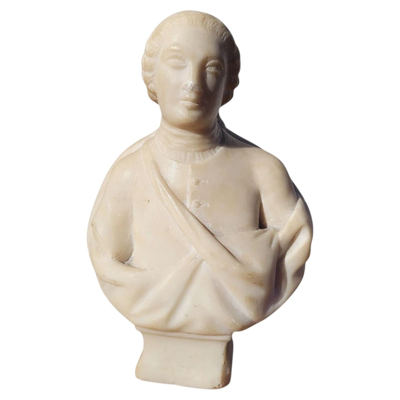 Bust Of A Gentleman In Marble, 17th/18th Century