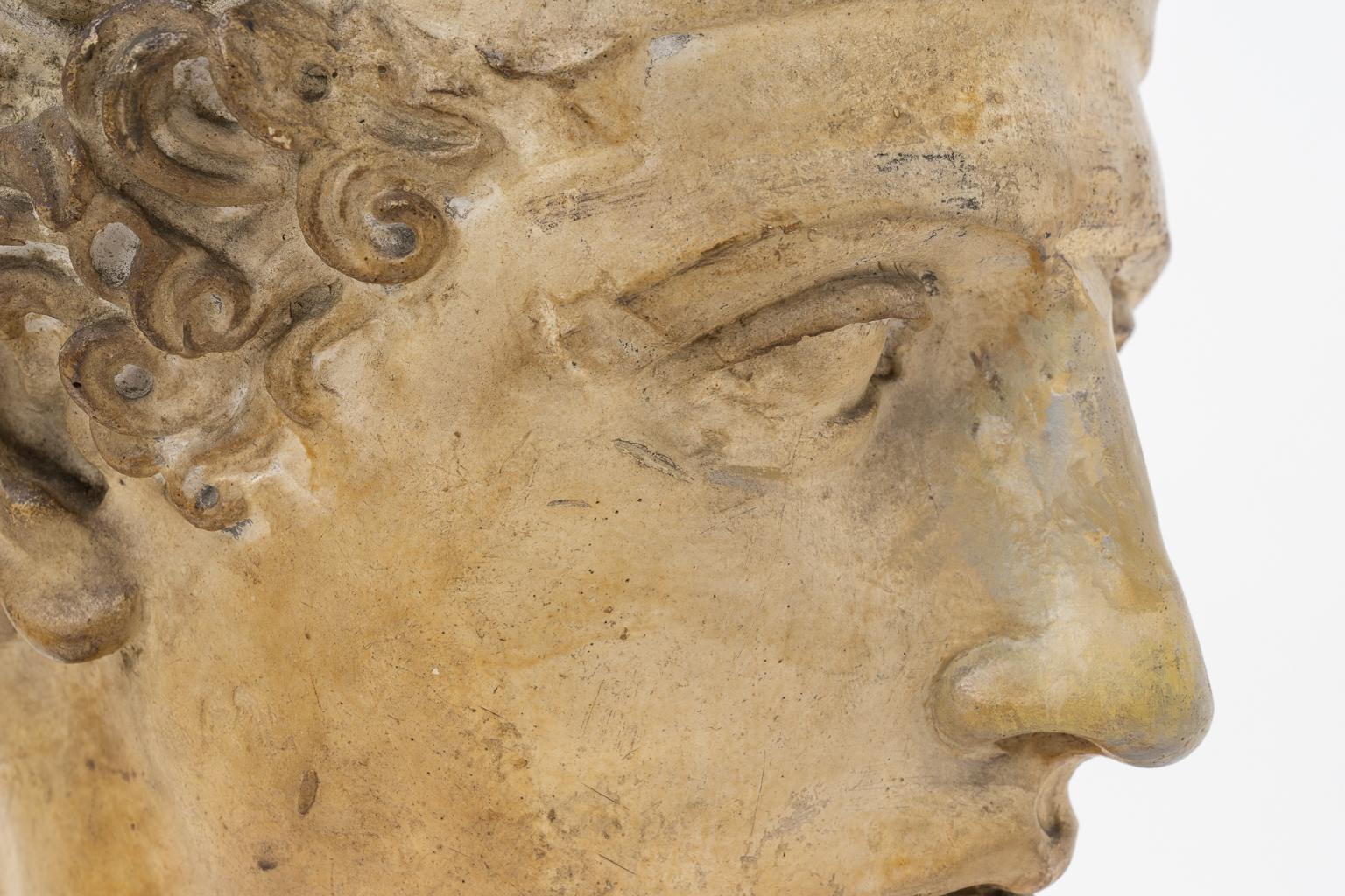 Bust of a Greek Athlete In Good Condition In West Palm Beach, FL