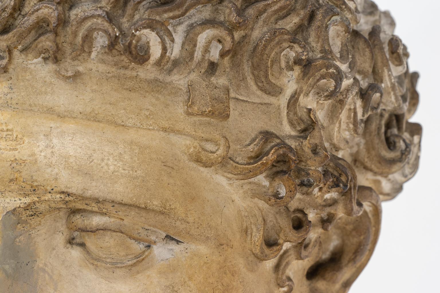 Plaster Bust of a Greek Athlete