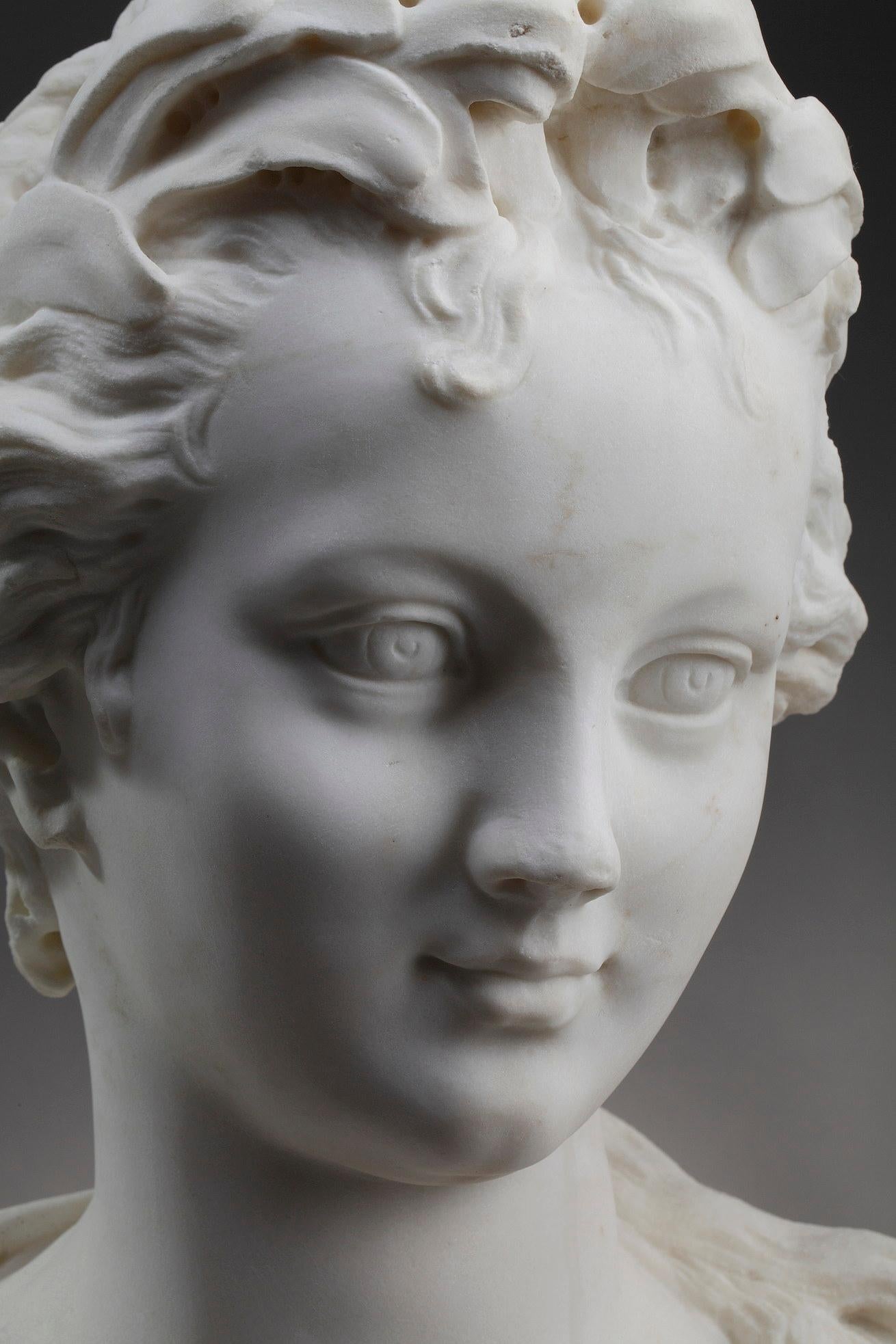 Bust of a Victory Crowned with Laurel, 19th Century 6