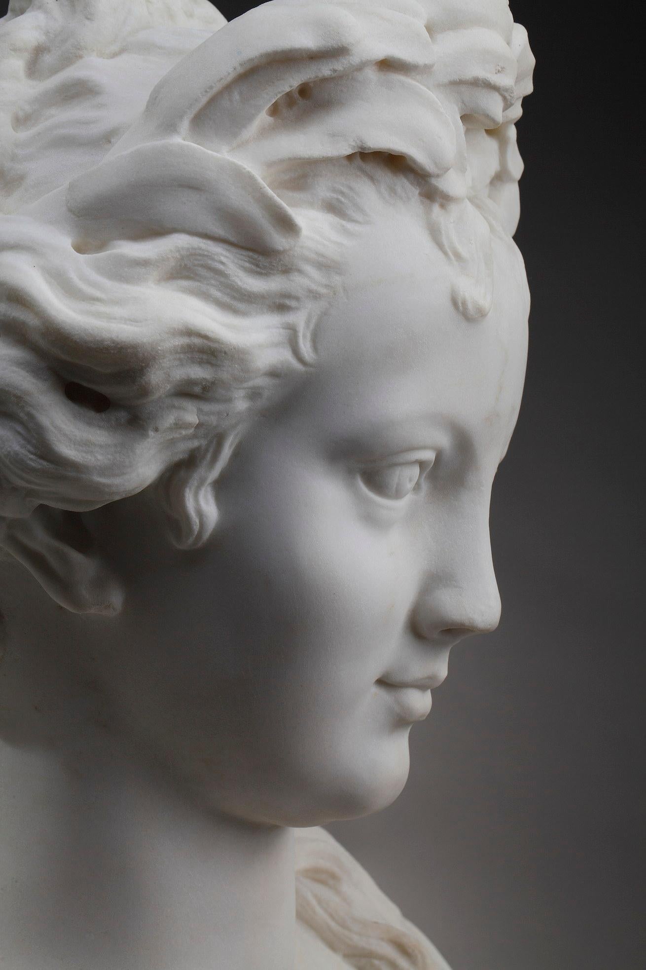 Bust of a Victory Crowned with Laurel, 19th Century 10
