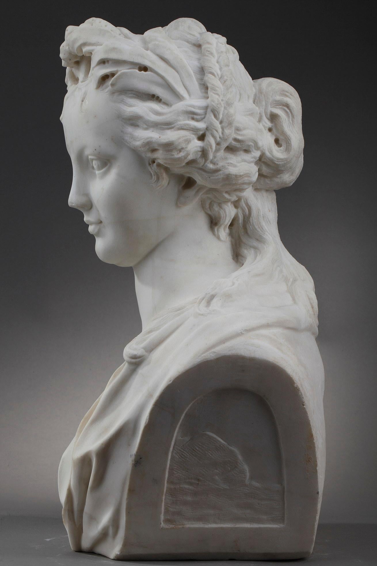 Bust of a Victory Crowned with Laurel, 19th Century 3