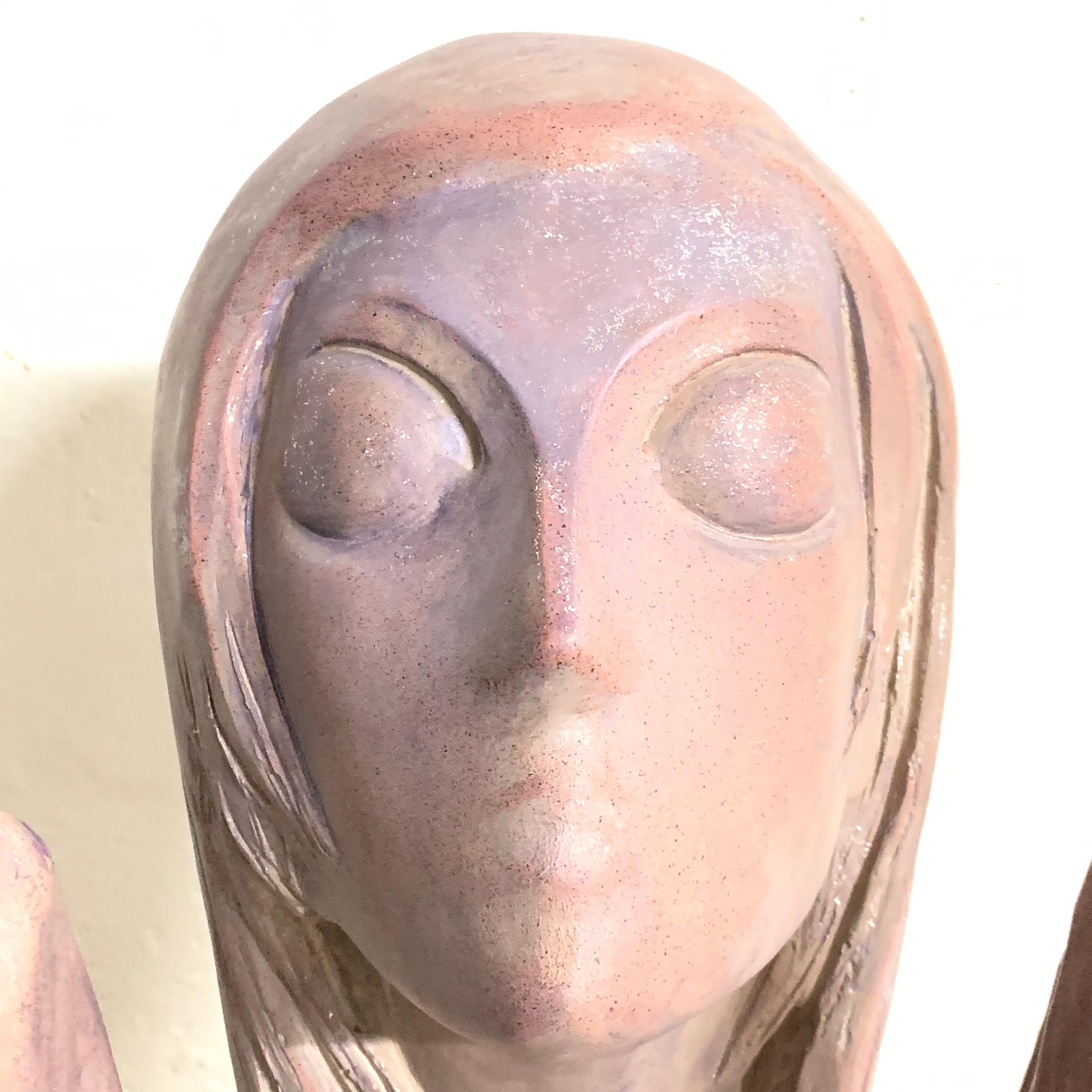 Bust of a Woman in the Style of Brancusi by Austin Productions, 1981 In Good Condition For Sale In Miami, FL