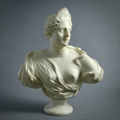 Bust of a Woman Wearing a Diadem
