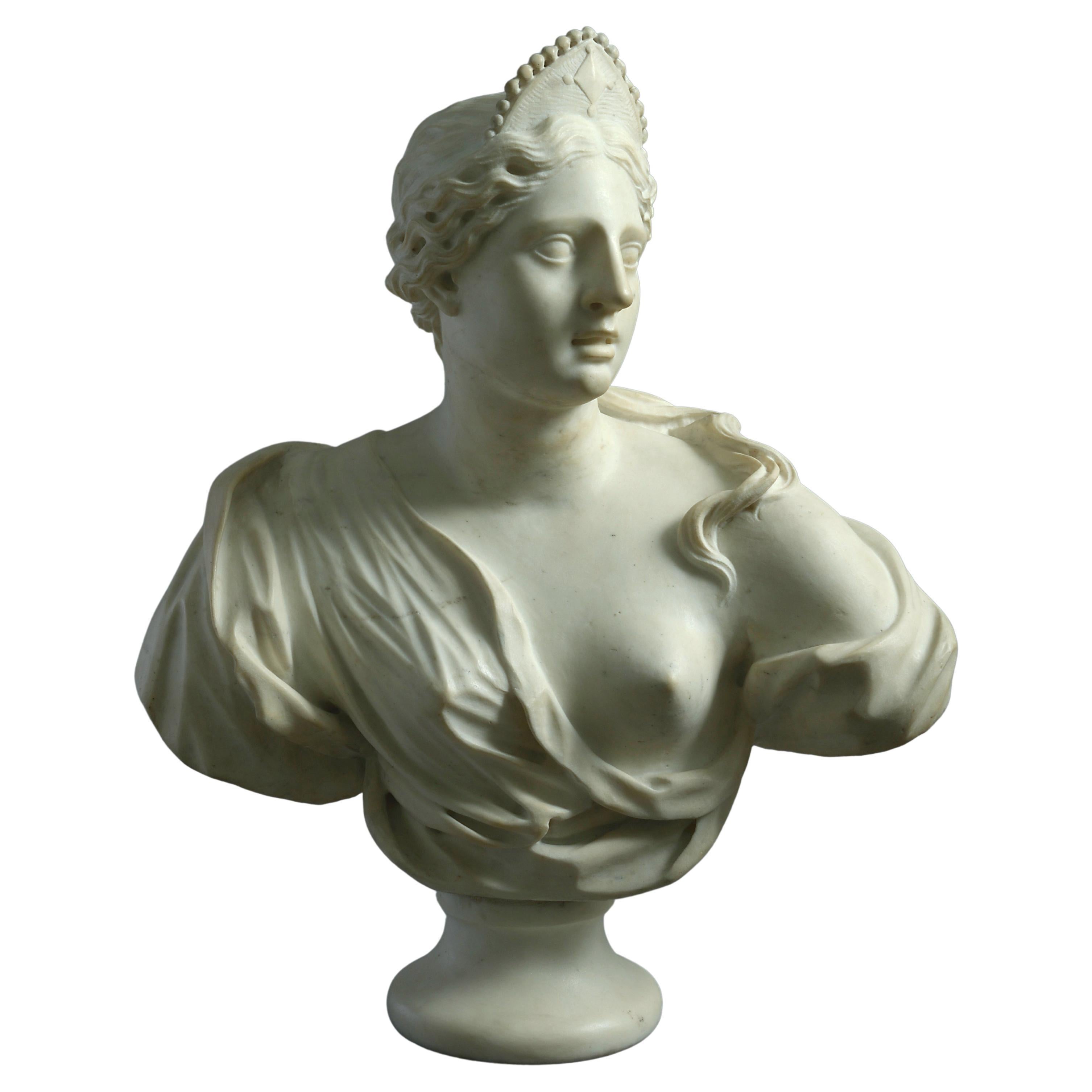 Bust of a Woman Wearing a Diadem