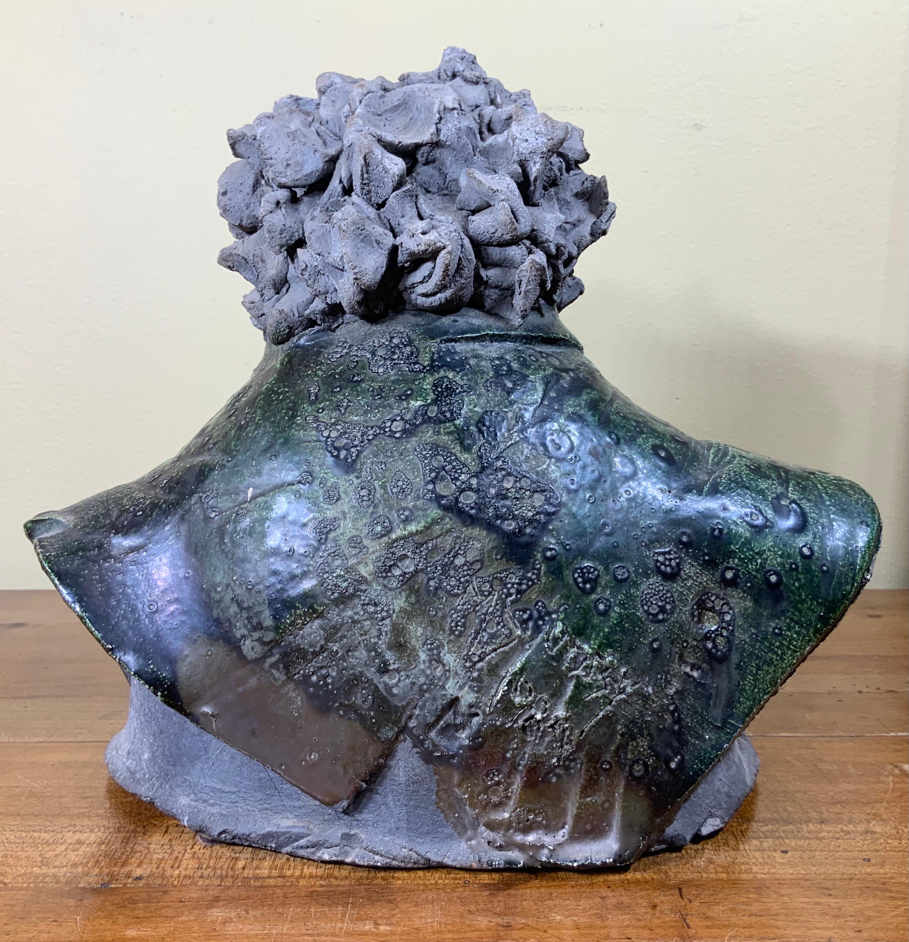 American Bust of Albert Einstein, Sculpture 1984 For Sale